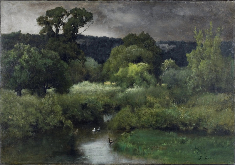 회색이고 어두운 하루 - 조지 이네스

Source:
Une journée grise et sombre - George Inness