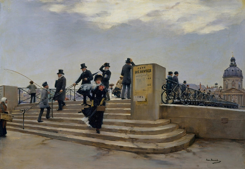 아트 다리에서의 바람 부는 하루 - 장 보로

Source:
Une journée venteuse sur le Pont des Arts - Jean Béraud