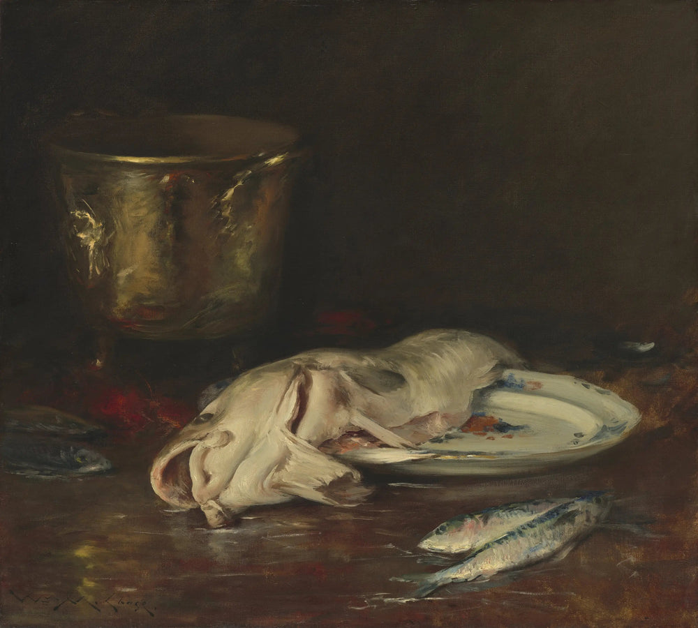 Une morue anglaise - William Merritt Chase image 1 tableau peint à l’huile sur toile