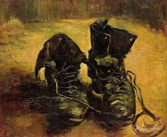 Une paire de chaussures - Van Gogh - Reproductions de tableaux et peintures haut de gamme