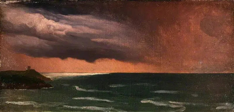 해안 풍경, 아일랜드: 폭풍 효과 - 프레데릭 레이튼

Source:
Une scène côtière, Irlande : effet de tempête - Frederic Leighton