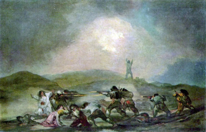스페인 독립 전쟁의 한 장면 - 프란시스코 고야