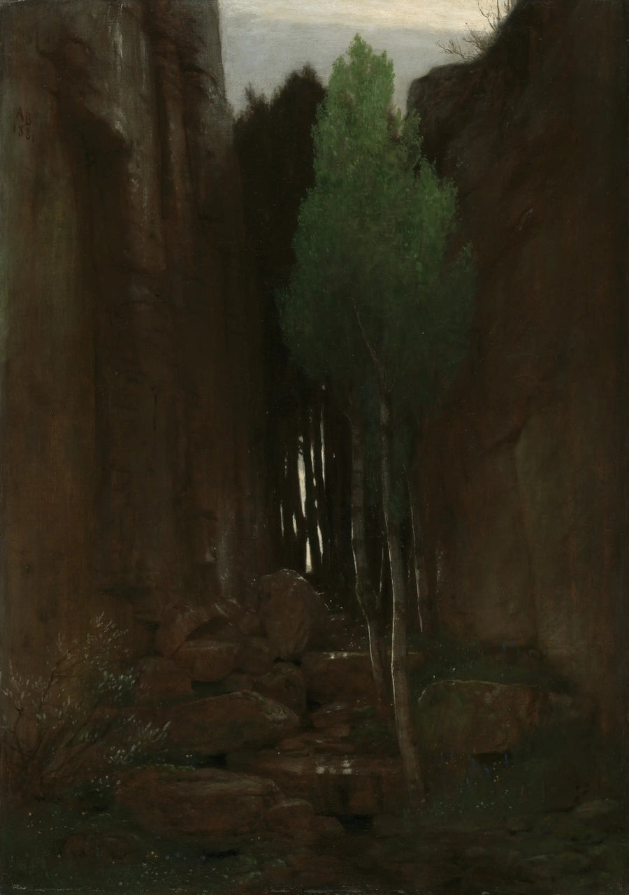 좁은 목구멍 속의 한 출처 - 아놀드 뵉클린

Source:
Une source dans une gorge étroite - Arnold Böcklin