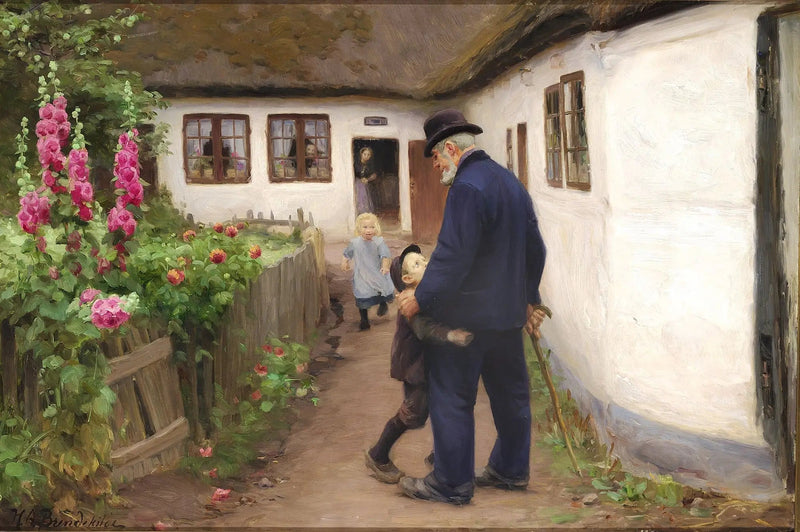 할아버지의 방문. - H. A. Brendekilde

Source:
Une visite du grand-père. - H. A. Brendekilde
