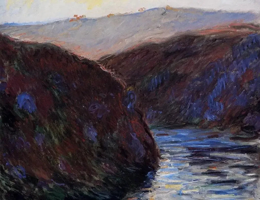 크뢰즈 계곡, 저녁 효과 - Claude Monet