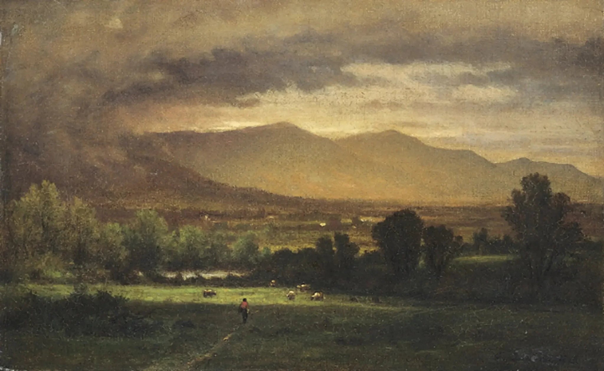 Vallée du Delaware (Brigham Young) - George Inness image 1 reproduction réalisée par Alpha Reproduction