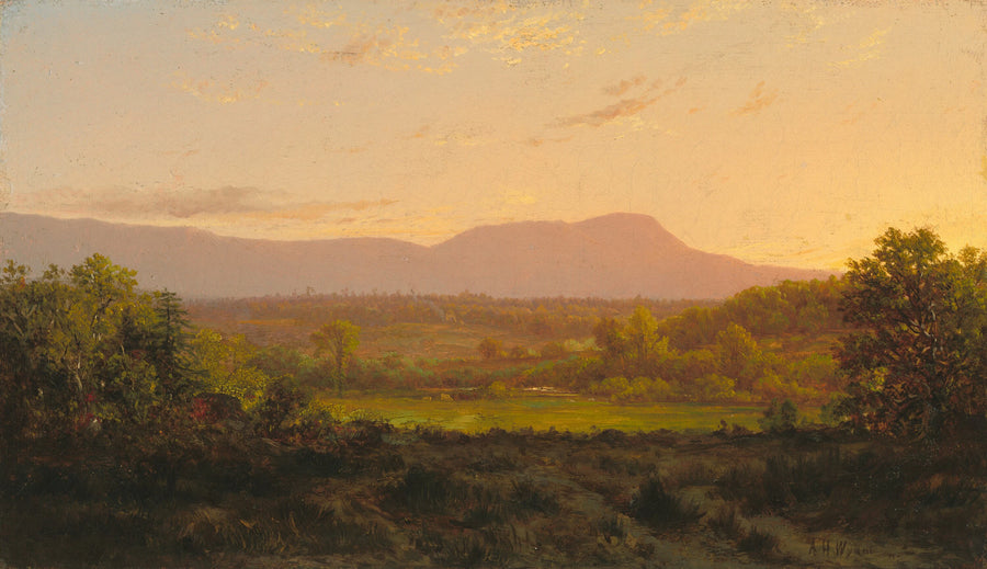 Vallée paisible - Alexander Helwig Wyant