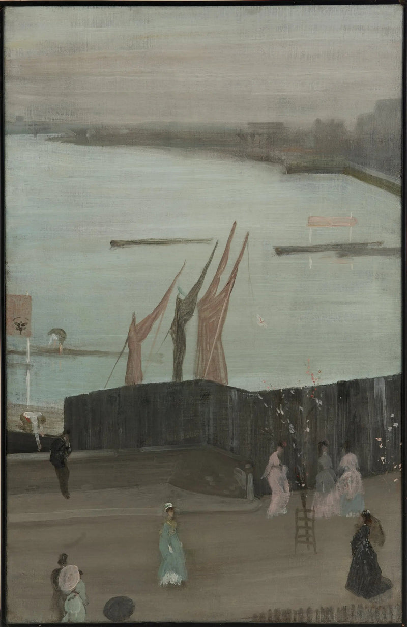 분홍색과 회색의 변주: 첼시 - 제임스 애봇 맥닐 휘슬러