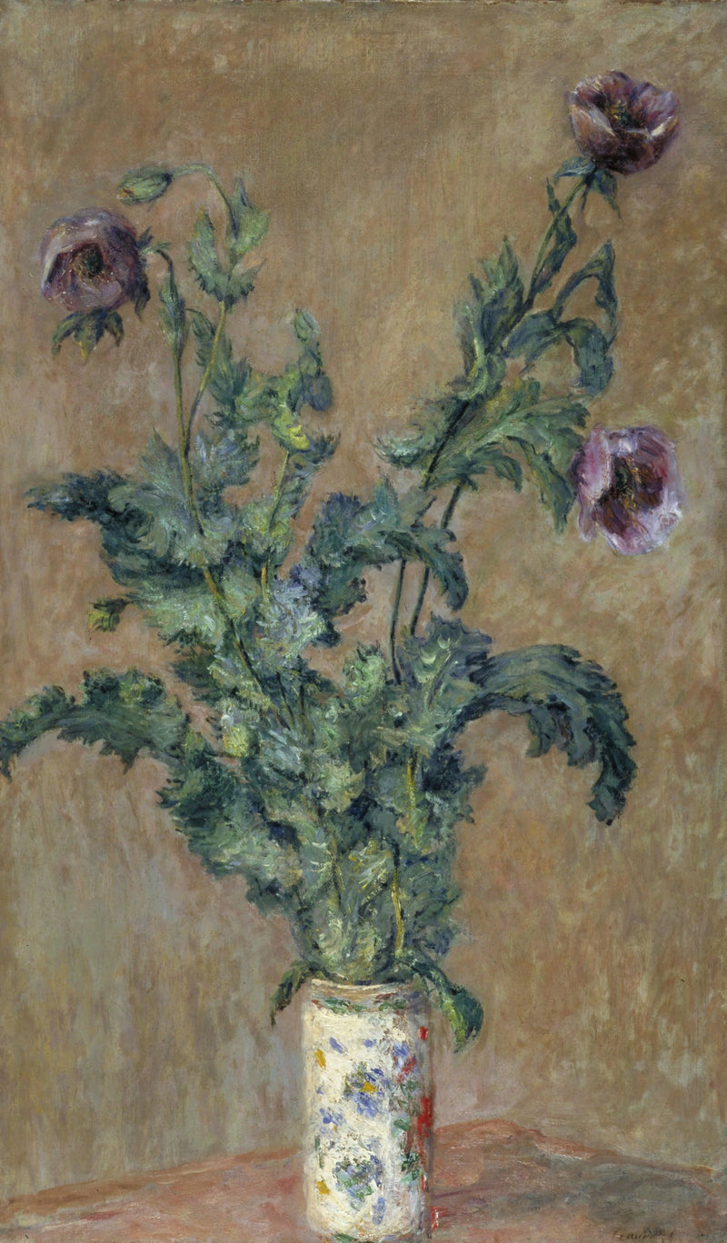 양귀비 꽃병 - Claude Monet