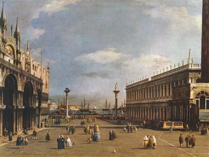 베니스: 피아체타와 산 마르코 도서관 - 카날레토

Source:
Venise : la Piazzeta et la bibliothèque San Marco - Canaletto