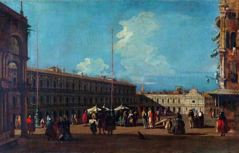 베네치아: 산 마르코 광장 서쪽을 향한 전망 - 카날레토

Source:
Venise : la place Saint-Marc vue vers l'ouest - Canaletto