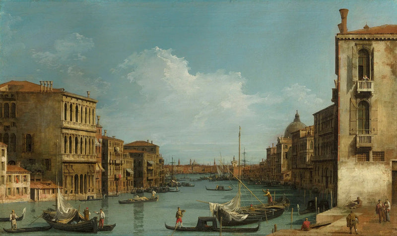 베니스: 산 비오 광장의 그랜드 운하에서 바치노까지 - 카날레토

Source:
Venise : le Grand Canal du campo San Vio vers le bacino - Canaletto