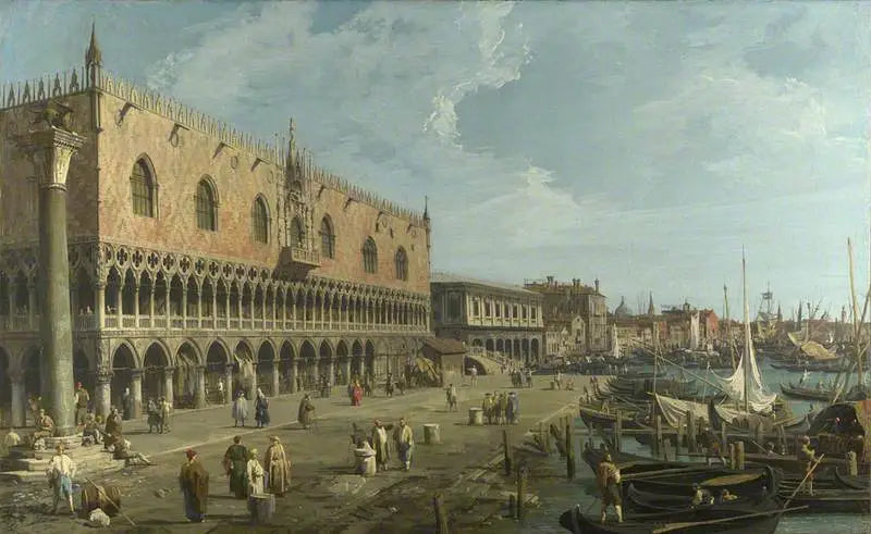 베네치아: 도제 궁전과 스키아보니 강변 - 카날레토

Source:
Venise : le palais du Doge et la Riva degli Schiavoni - Canaletto