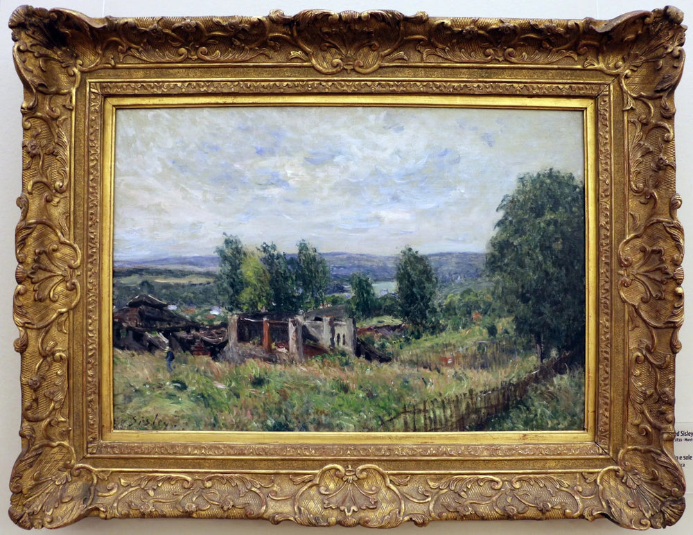 Vento e sole - Alfred Sisley image 1 reproduction artisanale de tableau