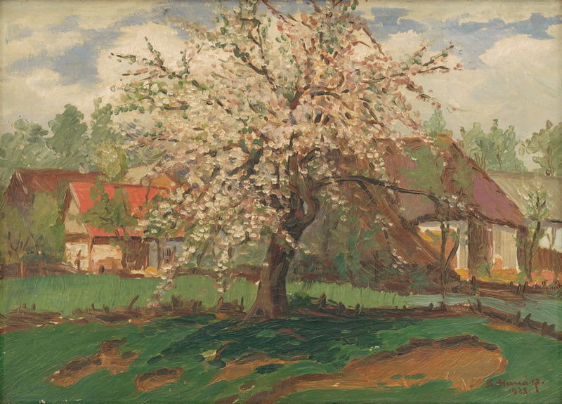 Paysage aux arbres en fleurs – Bohumil Hanák