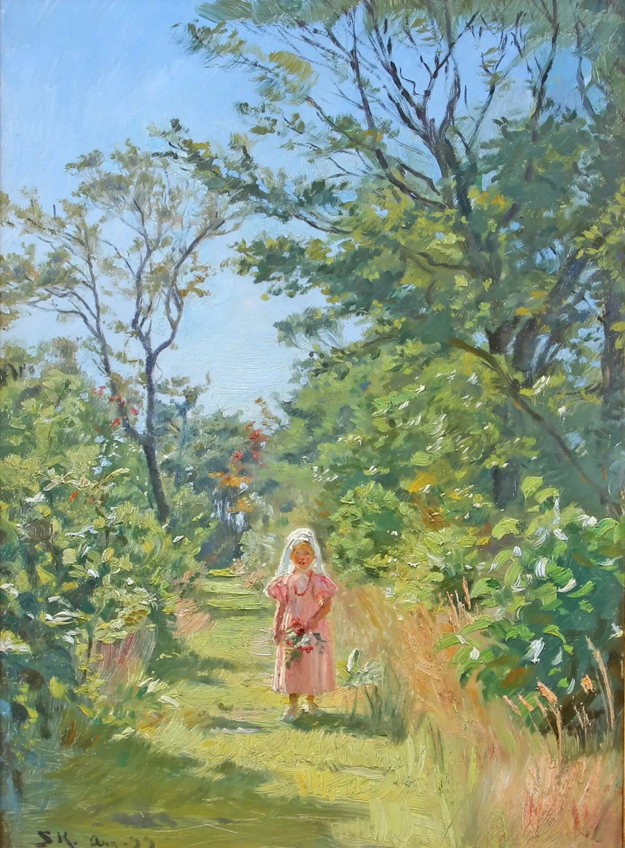 비베케 크뢰이어, 농장에 서다 - 페데르 세베린 크뢰이어