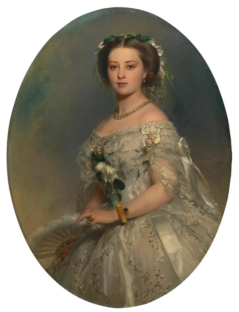빅토리아, 왕세자비 (1840-1901), 이후 독일 프리드리히 황후 - 프란츠 자베르 윈터홀더

Source:
Victoria, princesse royale (1840-1901), plus tard impératrice Frédéric d'Allemagne - Franz Xaver Winterhalter