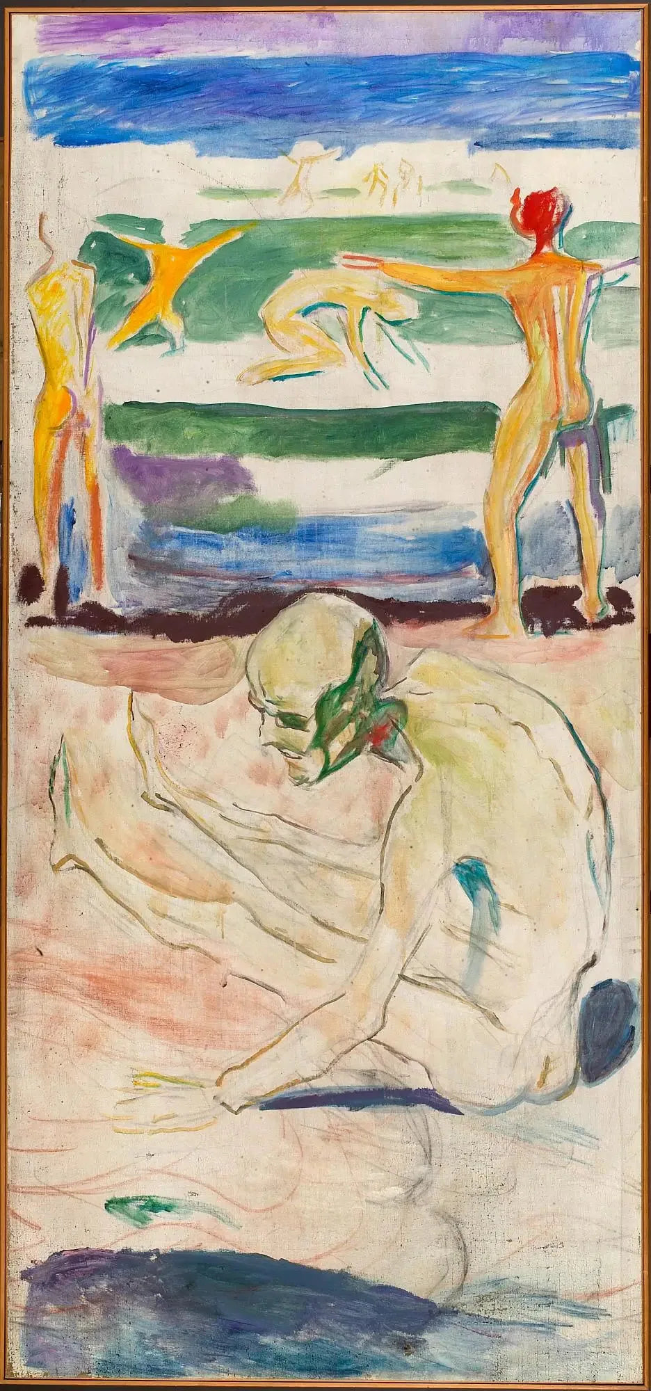 Vieil Homme - Edvard Munch image 1 reproduction artisanale de tableau