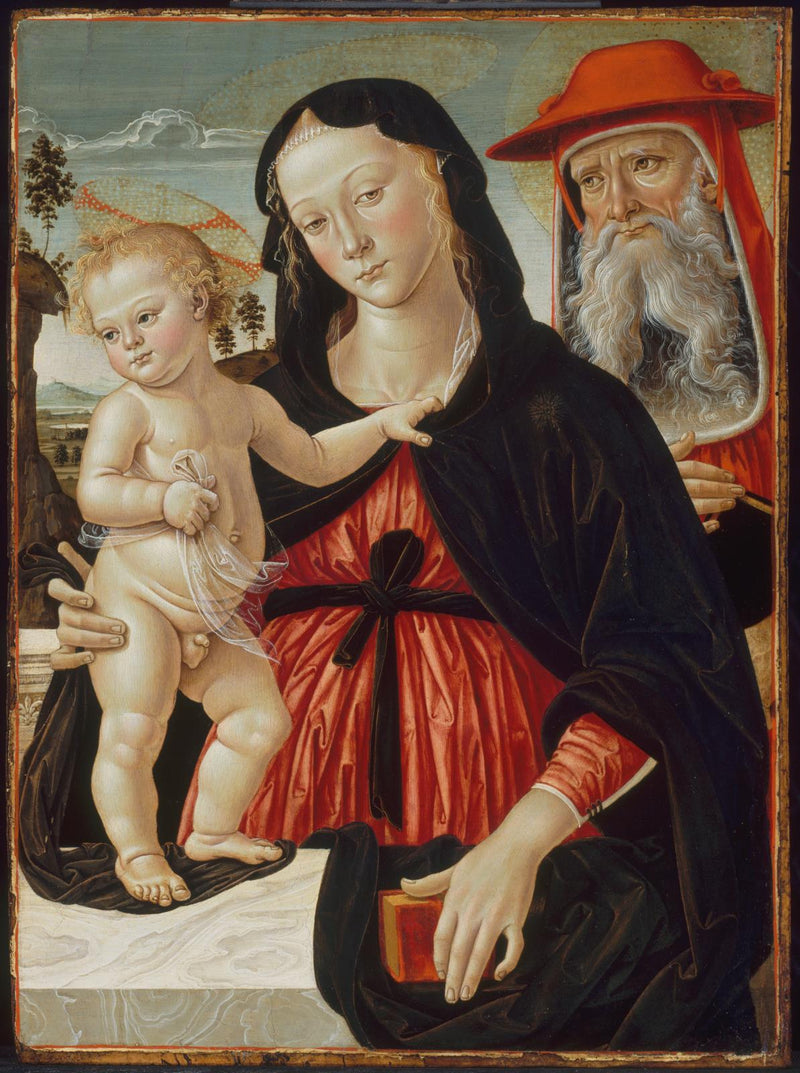 성모자와 성 제롬 - Pinturicchio