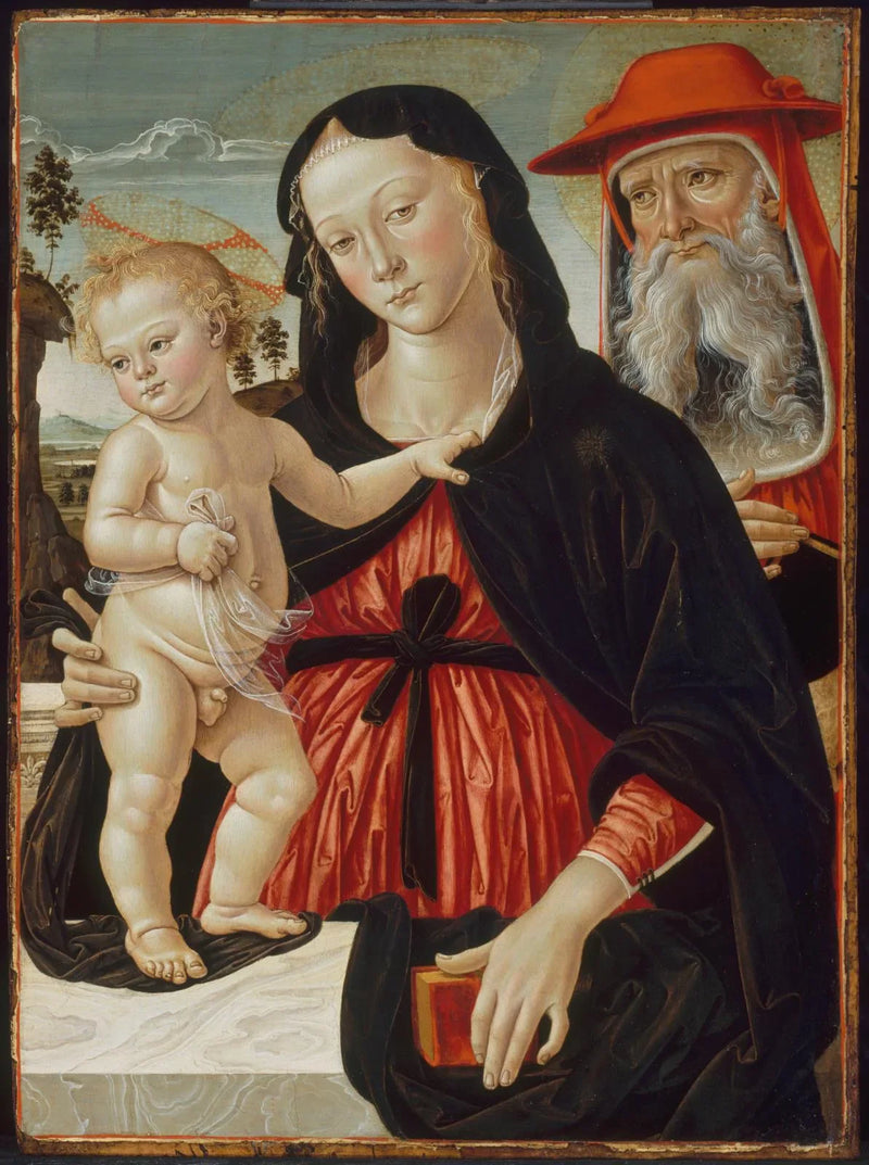 성모자와 성 제롬 - Pinturicchio
