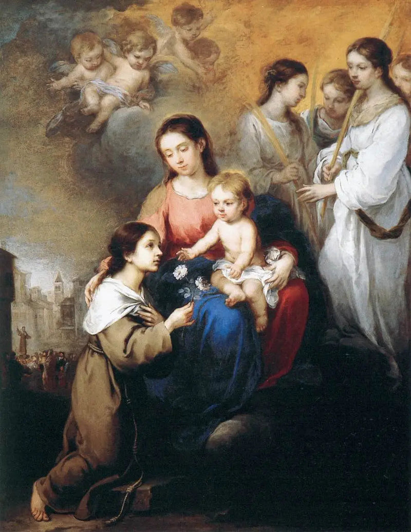 비르제 아 렝팡과 성 로즈 드 비테르베 - 바르톨로메 에스테반 무리요

Source:
Vierge à l'Enfant avec Sainte Rose de Viterbe - Bartolomé Esteban Murillo