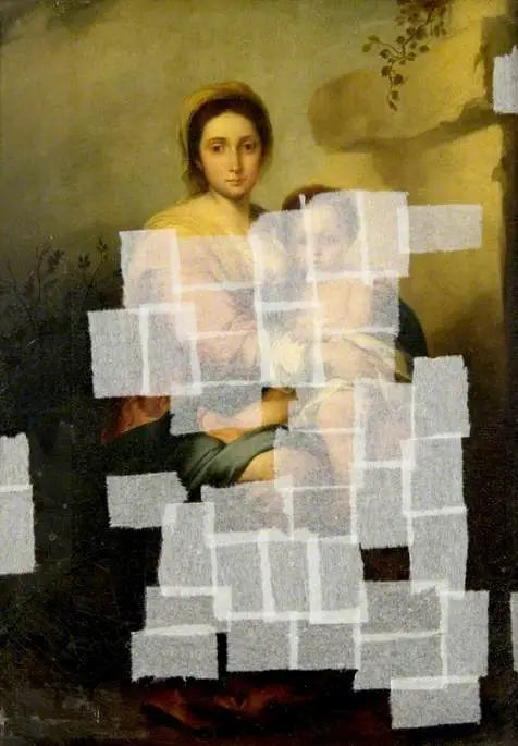 Vierge à l'Enfant - Bartolomé Esteban Murillo image 1 copie de tableau peinte à la main
