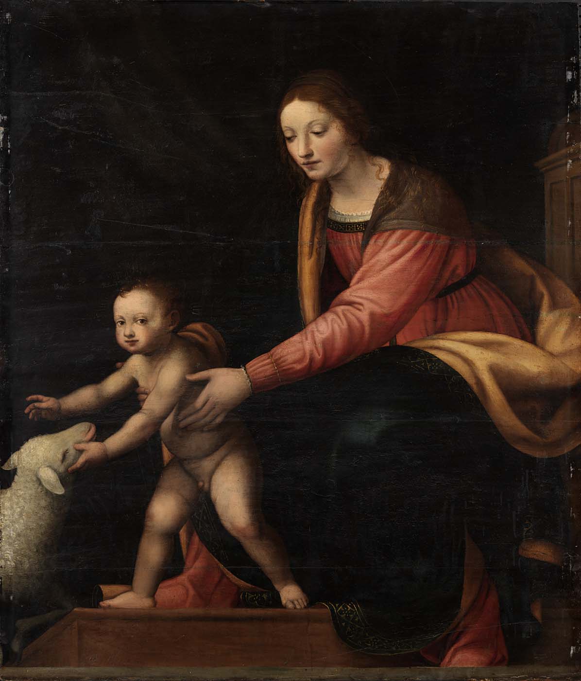 Vierge à l'Enfant - Bernardino Luini image 1 reproduction de peinture à l’huile