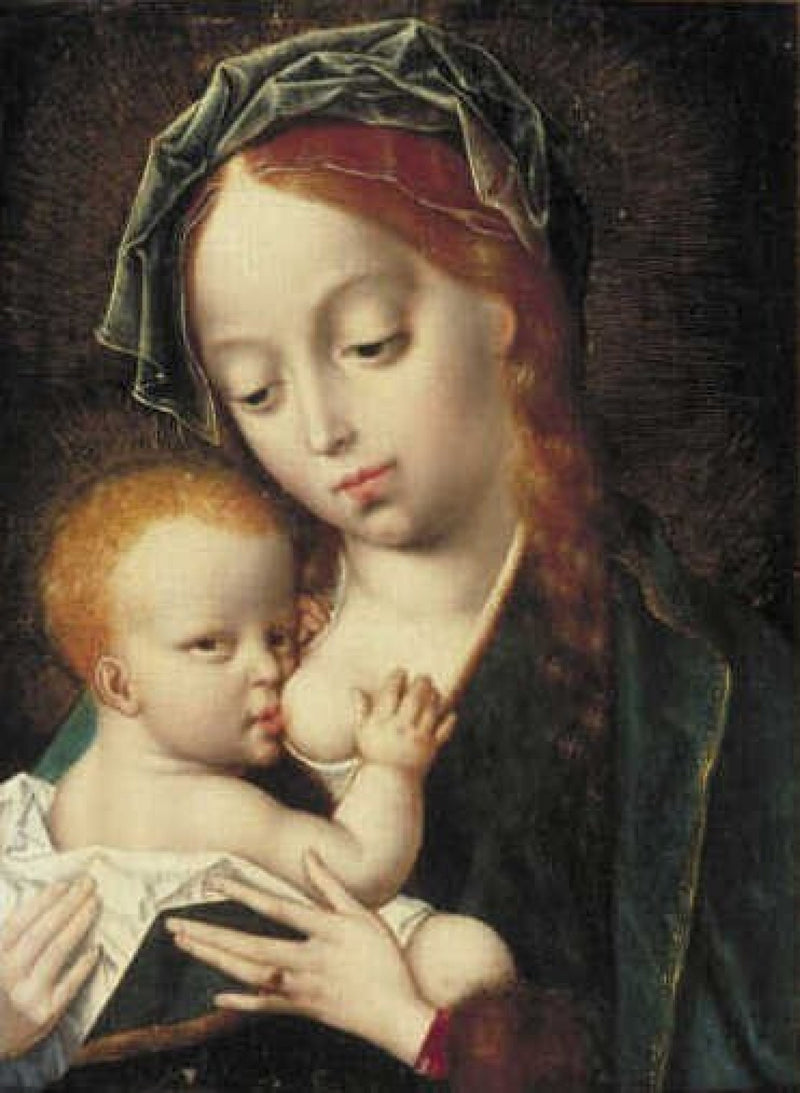 아기 예수와 성모 마리아 - Joos van Cleve