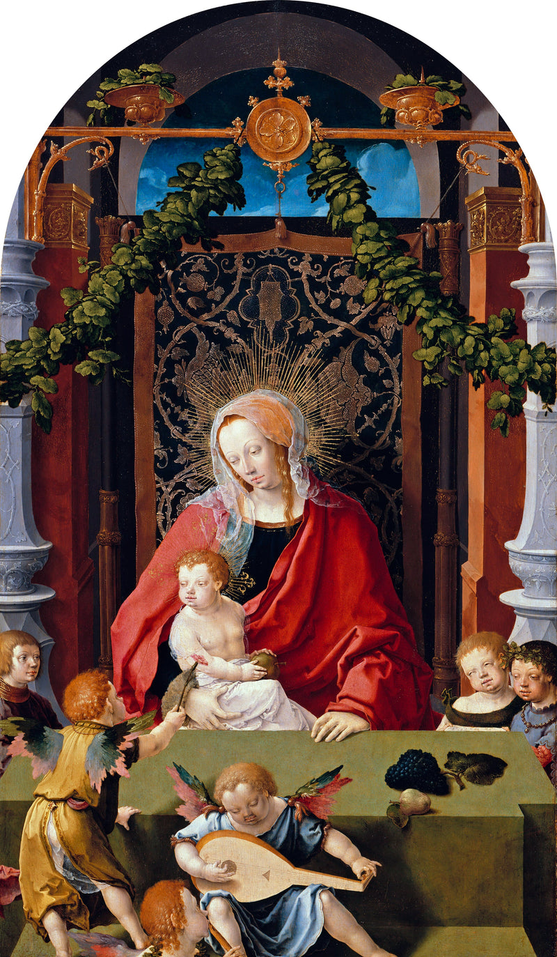 Vierge à l'Enfant. - Lucas van Leyden