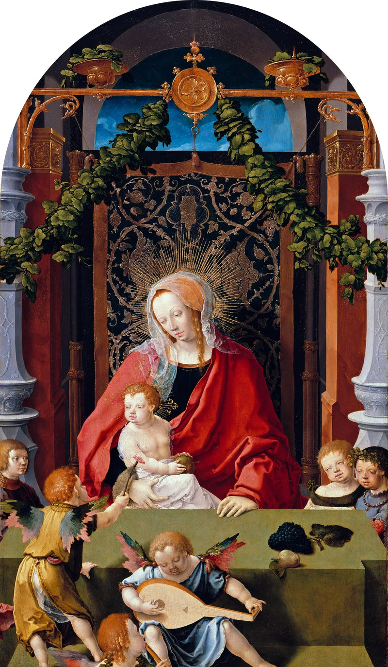 Vierge à l'Enfant. - Lucas van Leyden