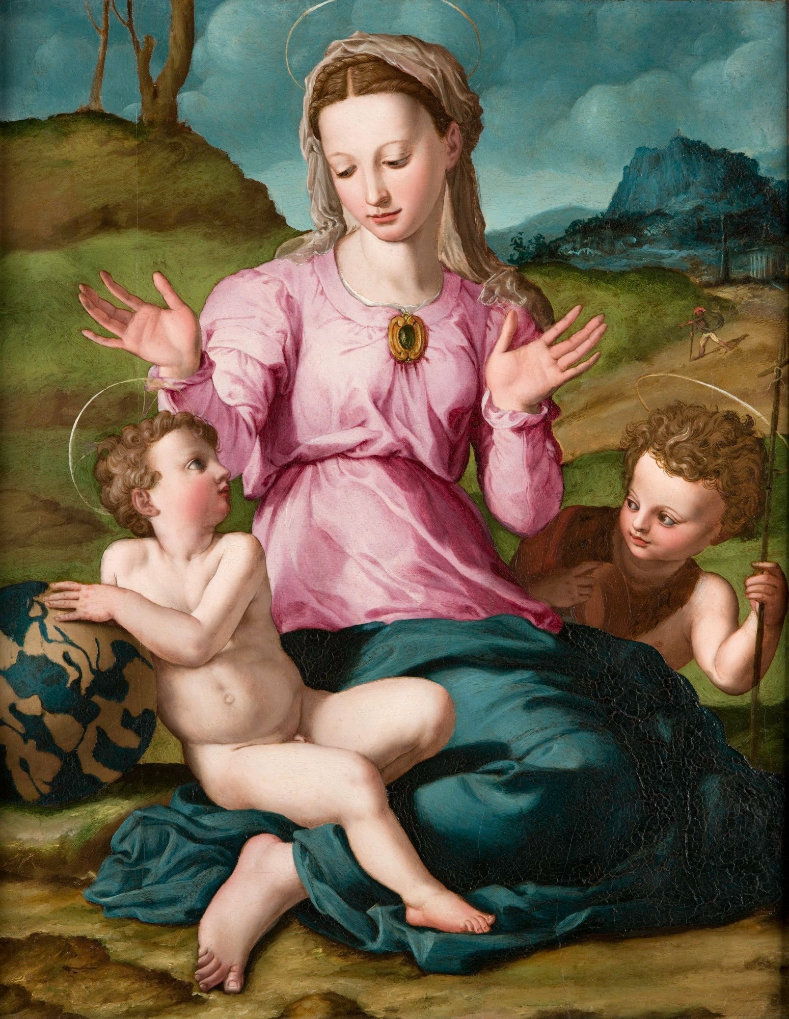 Vierge à l'Enfant avec saint Jean-Baptiste - Bronzino