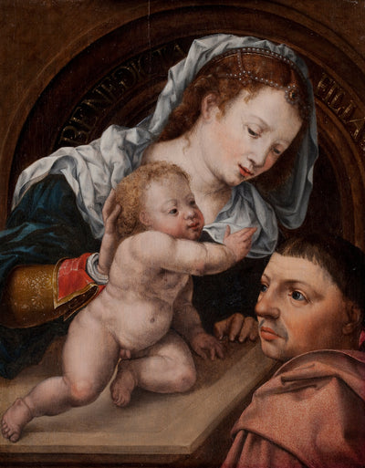 Vierge à l’Enfant avec un patron - Jan Gossaert - Alpha Reproduction