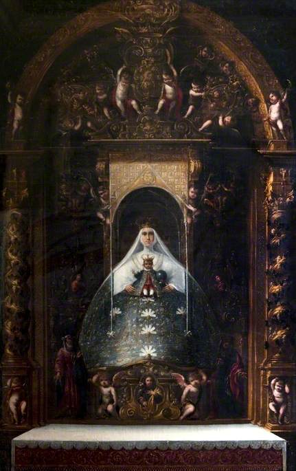 아기 예수와 성모 마리아 - 후안 데 발데스 레알