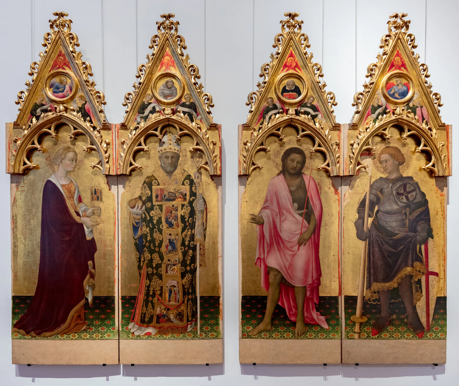 La Vierge de l'Annonciation avec des anges et des saints - Gentile da Fabriano