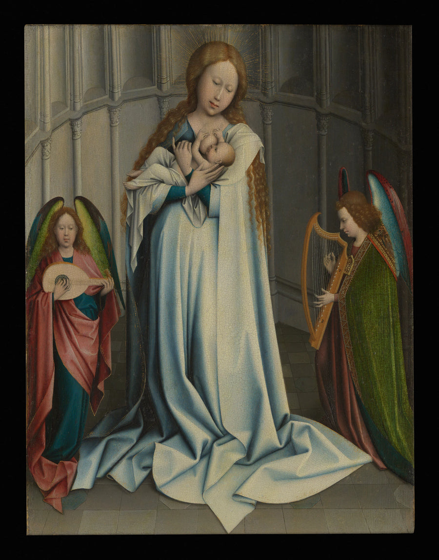 Vierge à l'Enfant dans une abside - Robert Campin