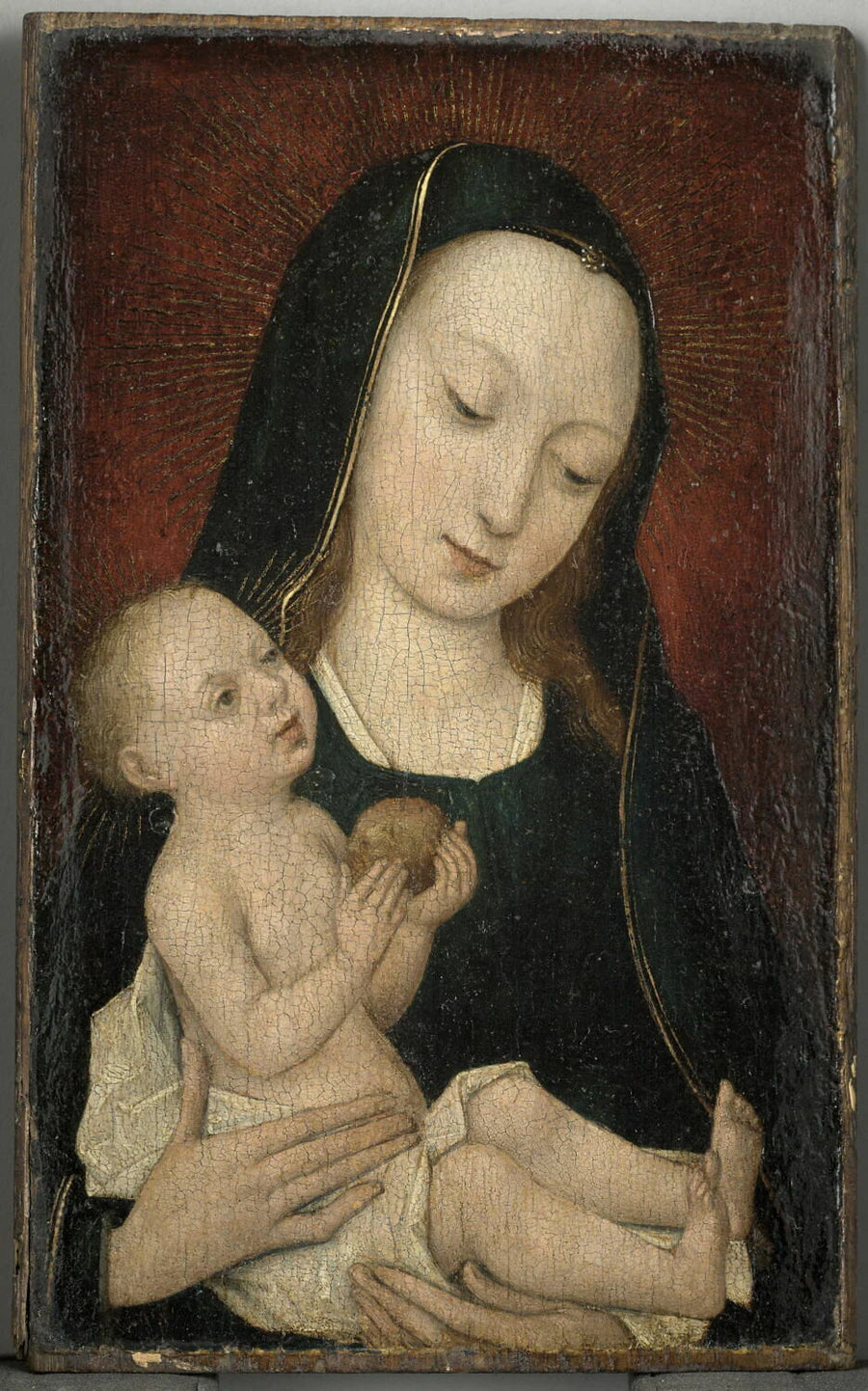 La Vierge à l'Enfant tenant une pomme - Maître des portraits princiers