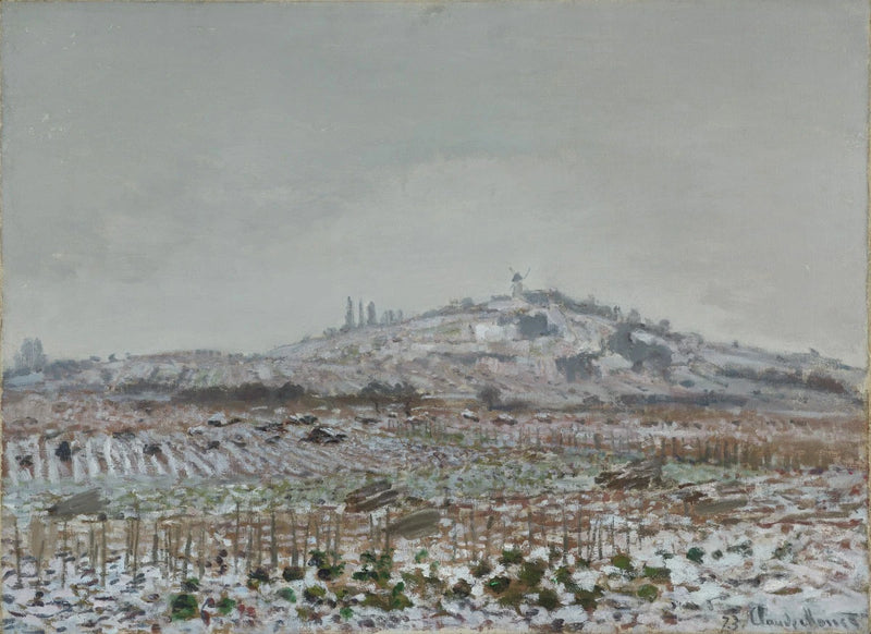 눈 아래 덩굴, Orgemont mill W254 - Claude Monet