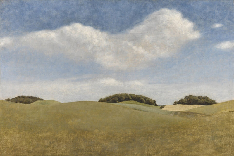 Landscape from Lejre - Vilhelm Hammershøi