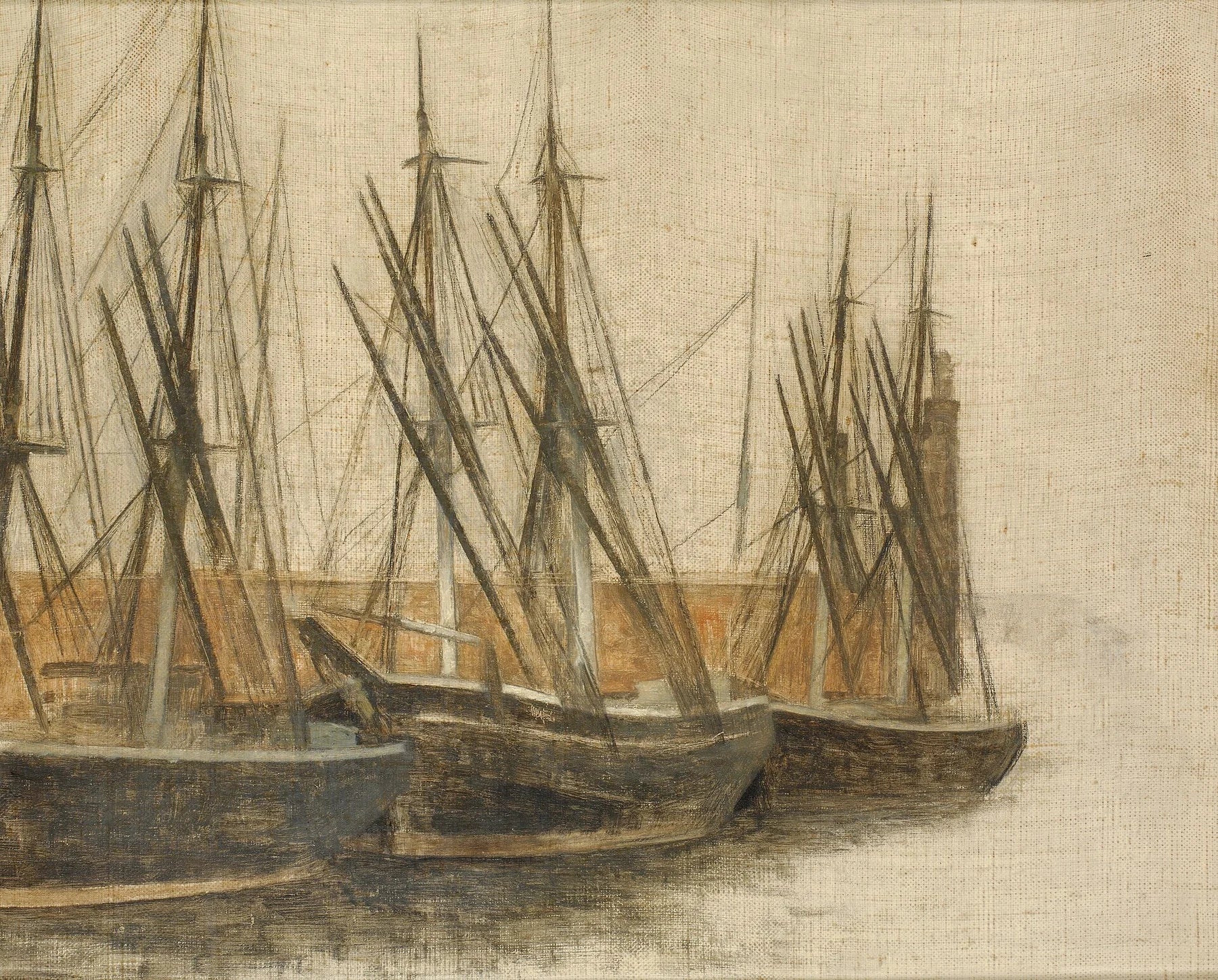 Le Canal de Christianshavn, peinture de Vilhelm Hammershøi