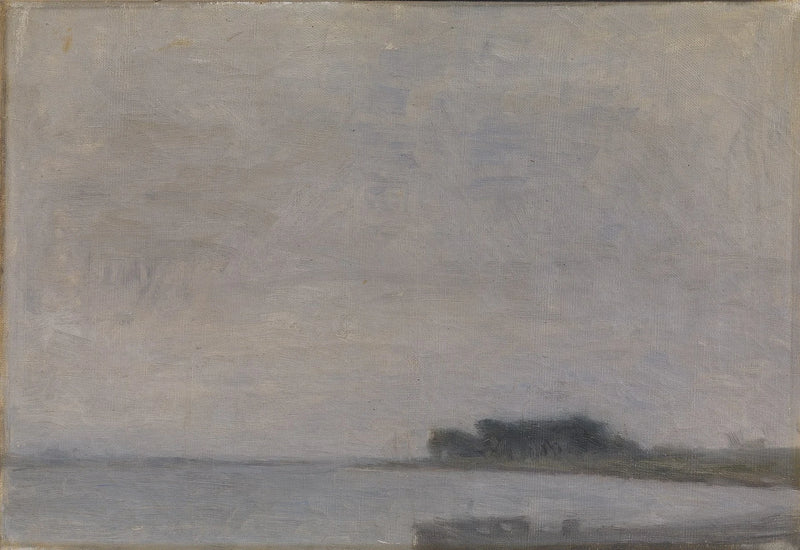 Paysage de l’île de Falster - Vilhelm Hammershøi