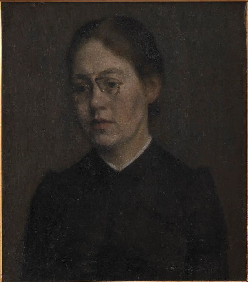 La Peintre Elisabeth Wandel - Vilhelm Hammershøi