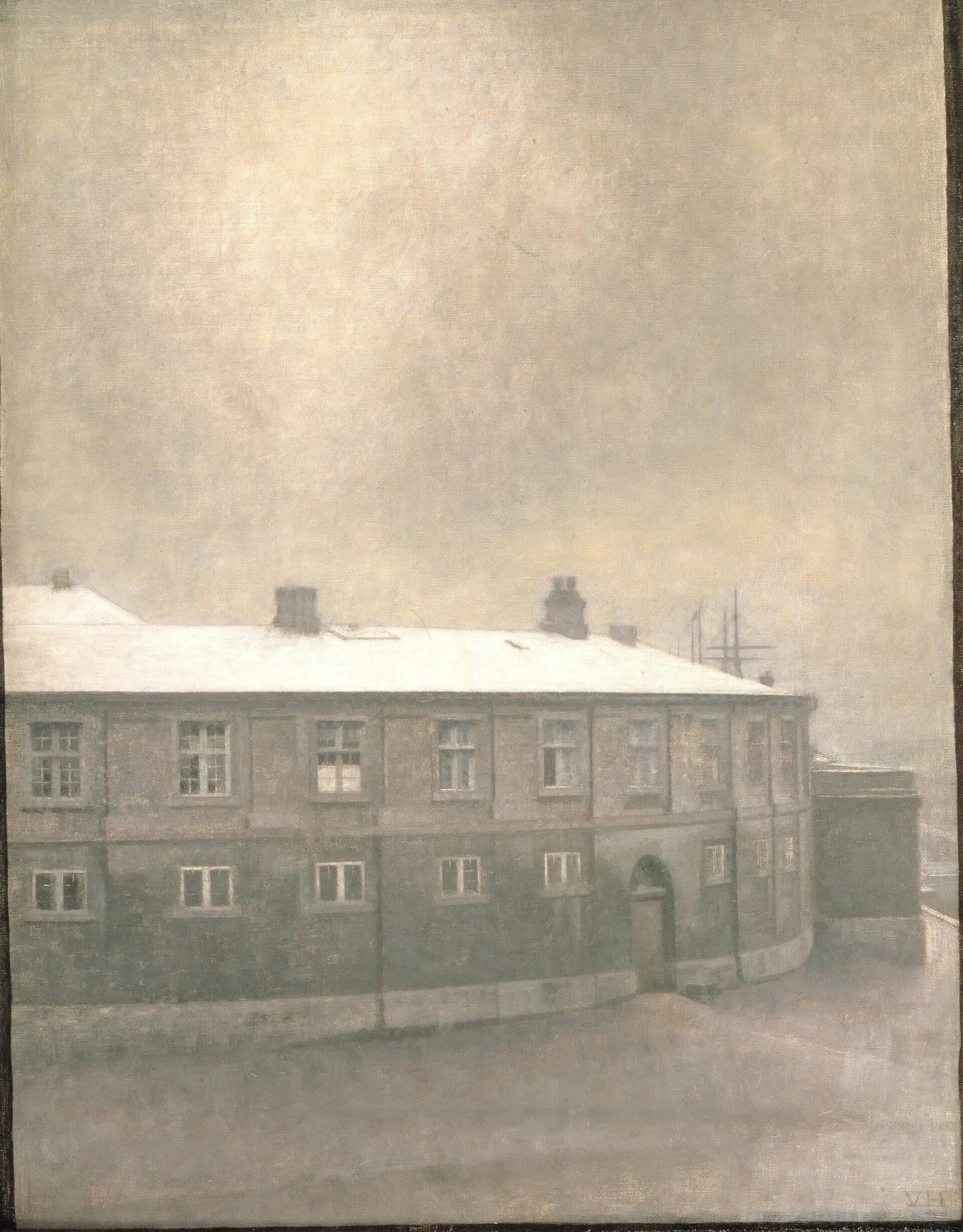 L’Ancien Christiansborg, peinture de Vilhelm Hammershøi