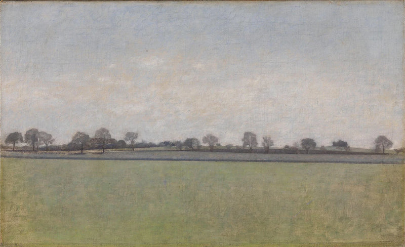 Début du printemps sur Bernstorffvejen - Vilhelm Hammershøi
