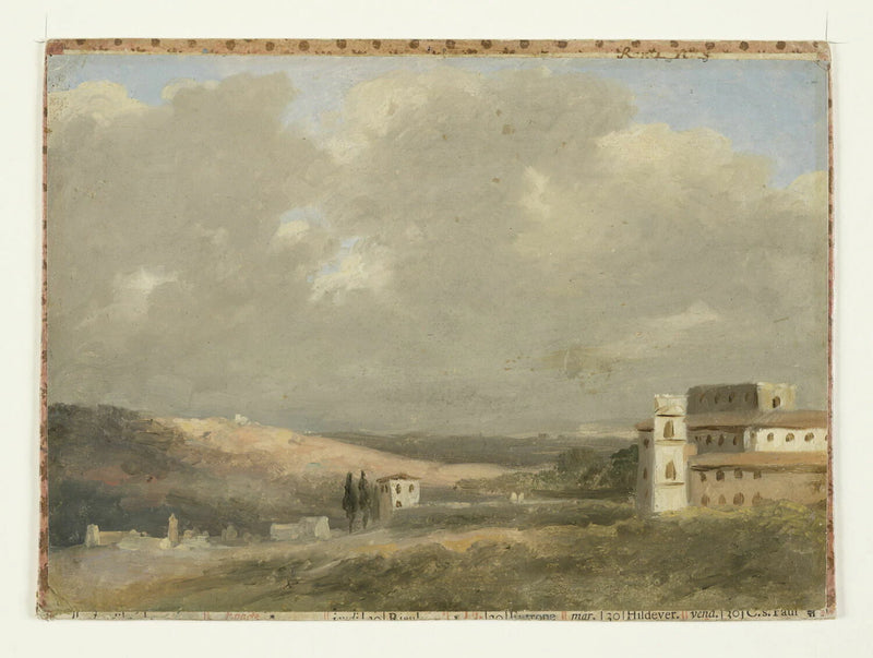 À la villa Borghèse - Pierre de Valenciennes