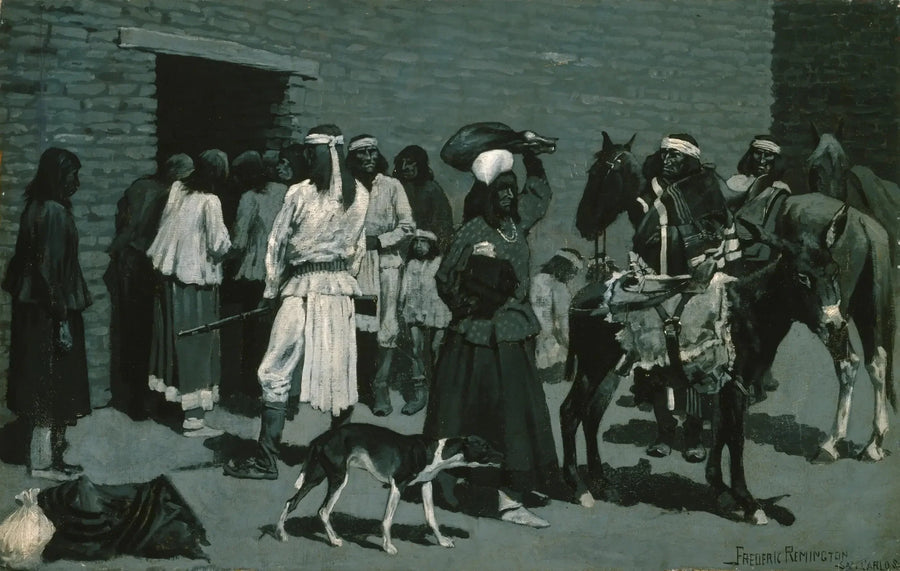 인디언 마을 푸에블로 - 프레데릭 레밍턴

Source:
Village indien Pueblo - Frederic Remington