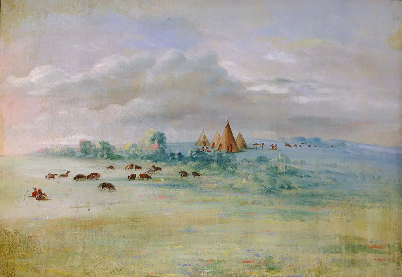 빌리지 수 Sioux, 칼훈 호수, 포트 스넬링 근처 - 조지 캐틀린

Source:
Village Sioux, lac Calhoun, près de Fort Snelling - George Catlin
