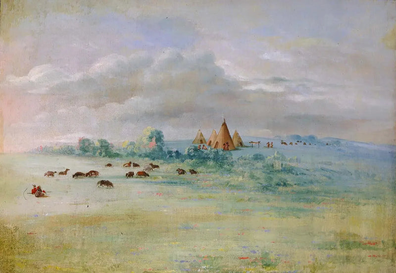 빌리지 수 Sioux, 칼훈 호수, 포트 스넬링 근처 - 조지 캐틀린

Source:
Village Sioux, lac Calhoun, près de Fort Snelling - George Catlin