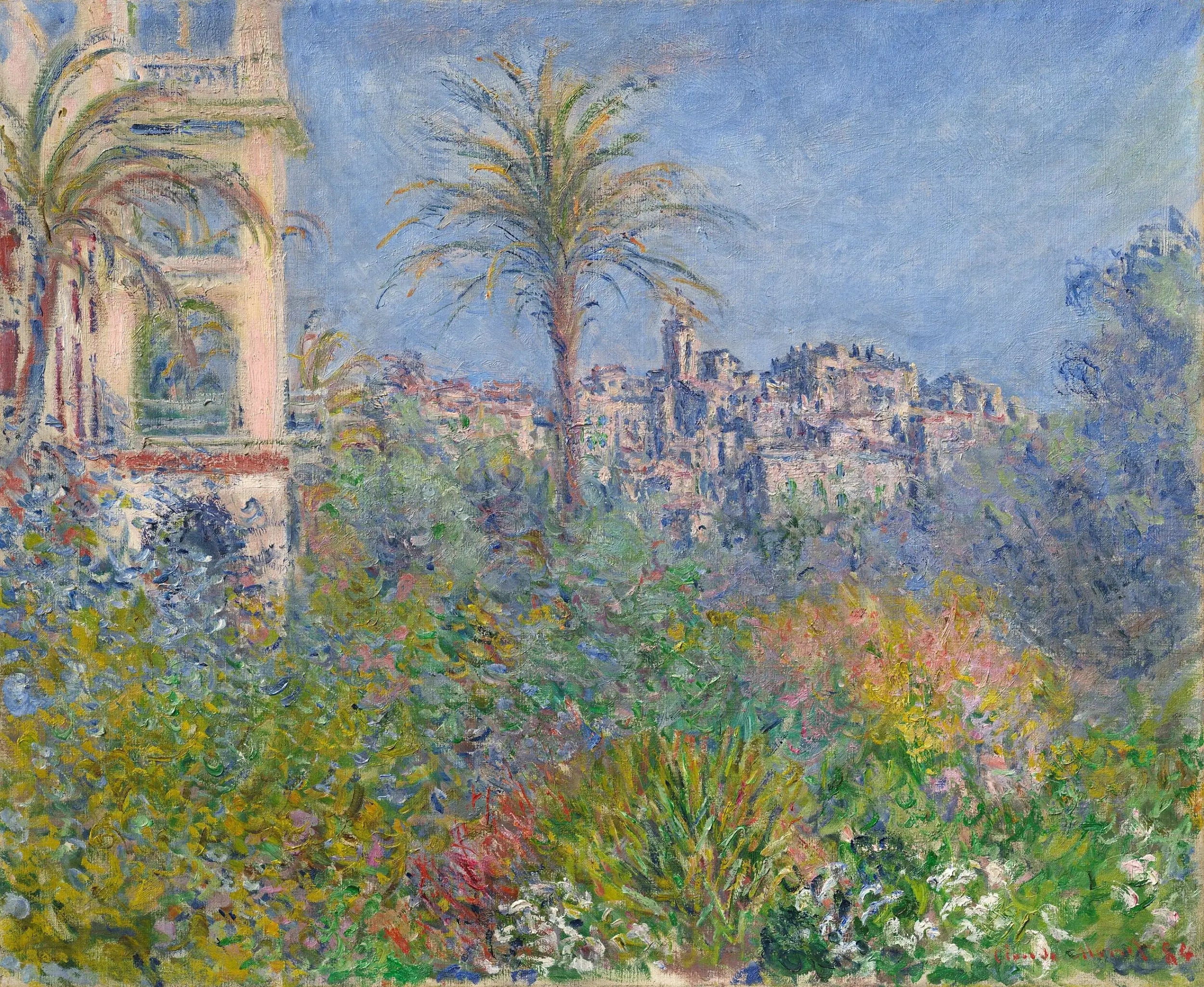 Reproduction du tableau « Villas à Bordighera - Claude Monet » par Alpha Reproduction en peinture à l’huile