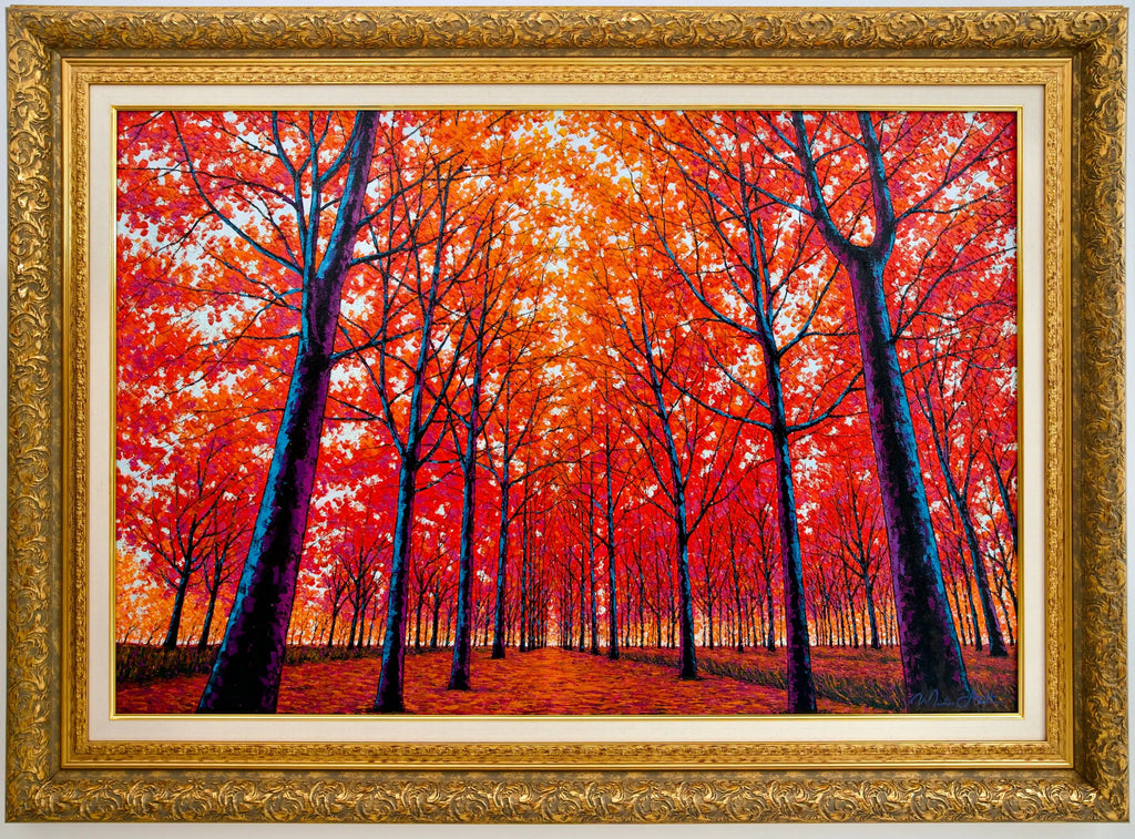 Visage d'Automne | 150 x 100 cm image 14 reproduction artisanale de tableau