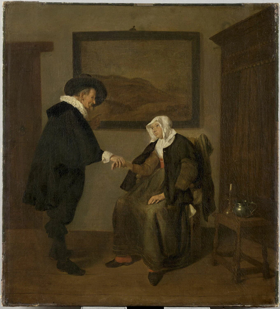La Visite du médecin - Quiringh Gerritsz. van Brekelenkam